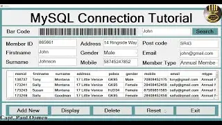 Beginners C# Tutorial with MySQL Database Connection - Full Tutorial