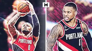 Damian Lillard Deep Three Pointers For 8 Minutes Straight