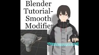 Blender Tutorial- Smooth Modifier