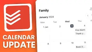 Todoist: Calendar Update