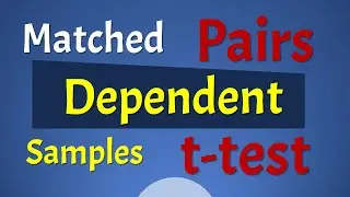 Paired t-test | Dependent Samples | Hypothesis test| Confidence Interval