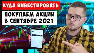 Куда инвестировать в сентябре 2021 года. Мой инвестиционный портфель. Какие акции купить в сентябре.