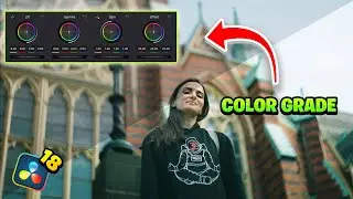 COLOR GRADE FOR BEGINNERS - This Is How You Do It In Davinci Resolve 18