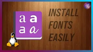 How to install fonts on Linux QUICKLY!