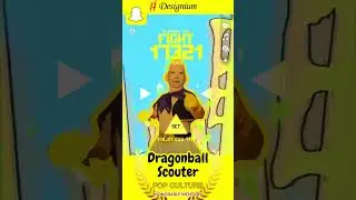 [#Snapchat] Dragonball Scouter #Lens - #Designium