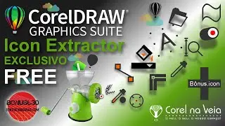 Precisando dos Ícones do CorelDRAW   Baixe o CorelDRAW Icon Extractor Exclusivo