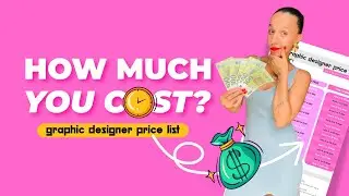 GRAPHIC DESIGNER PRICE LIST + PRICE TABLE FOR DESIGN WITH EXAMPLES