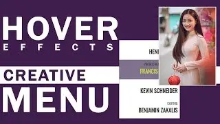 Creative Menu Item Hover Effects || CSS Hover Effects for menu