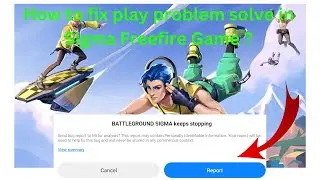 Sigma Freefire not open || How to fix play problem solve in Sigma Free fire game | AllTechapple