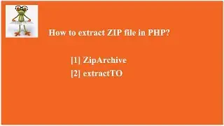 [SOLVED] How to extract zip file in php?
