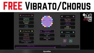 Gryovibe for iPad/iPhone | FREE vibrato/chorus filter plugin