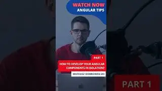 How to develop your Angular components in Isolation? | Part 1 #shorts