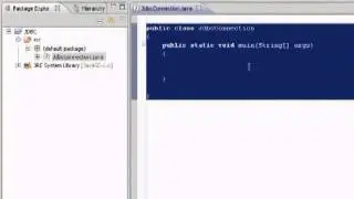 Java program connecting to oracle database (JDBC in Eclipse).