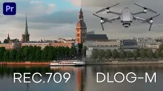 Красим DLOG-M c Mavic 2 Pro в Premiere Pro через HSL Secondary