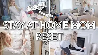 ☀️*NEW* STAY AT HOME MOM CLEAN WITH ME // CLEANING MOTIVATION // KATIE SARAH #cleanwithme