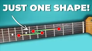 One shape for all arpeggios | Master the fretboard!