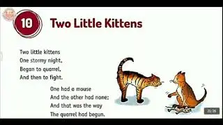 Class 2 || Real English || Chapter 10 || Two Little Kittens