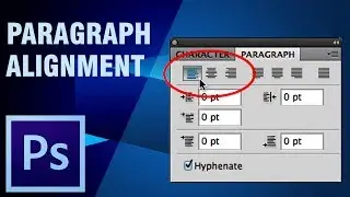 Photoshop Tutorial For Beginners | Learn About Paragraph Alignment In Photoshop | Digital Teacher