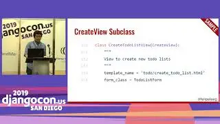 DjangoCon 2019 - Generic View? What is that and why would I use it? by Felipe Lee