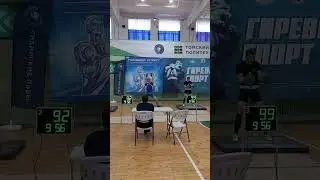 Жесточайшая заруба гиревиков - Межвузовские соревнования #гиревойспорт #каргасок #гиревик #томск