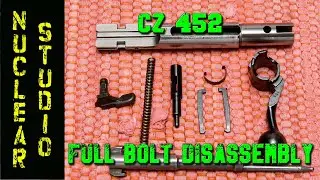 CZ 452 - Full bolt disassembly  - 