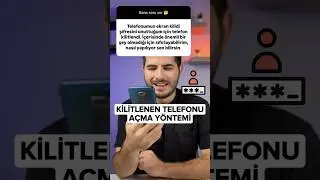 Kilitlenen Telefonu Açma Yöntemi ✅ (Ekran kilidi şifresini unutursanız dikkat)!!!