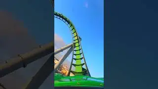 АМЕРИКАНСКИЕ ГОРКИ БУДОРАЖАЩИЕ КРОВЬ, THE INCREDIBLE HULK COASTER, UNIVERSAL STUDIOS #short #shorts