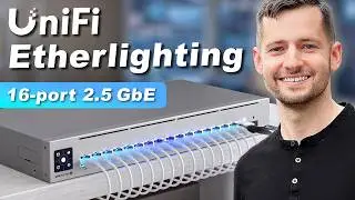 NEW Smallest Pro Max Switch! In-Depth Unboxing + Rack Mount + Etherlighting Cables