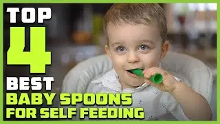 Best Baby Spoons for Self Feeding in 2024 - Top 4 Review | BPA Free Silicone Baby Spoons