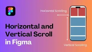 Horizontal and Vertical Scroll in Figma | Horizontal Scroll in Figma | Vertical Scroll in Figma |