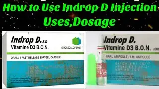 How to use indrop d injection|Indrop D injection kese istimal kren