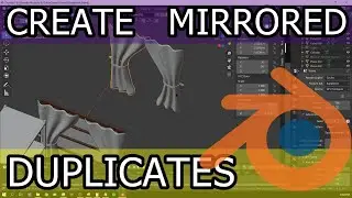 Create Mirrored Duplicates Objects   Blender 2.8