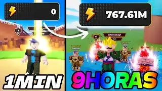 ZEREI O ANIME POWER EVOLUTION SIMULATOR EM APENAS 1 VÍDEO SENDO F2P... (FIQUEI 9HORAS)