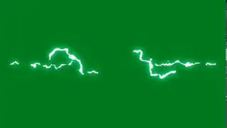 Animated Electric discharge Free Green Screen Footage 17