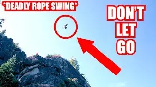 * *DON'T LET GO** HIGHEST ROPE SWING EVER MADE!!! 4K