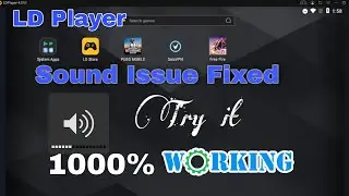 LD player Sound Problem Solution | LD Player No Sound Fix