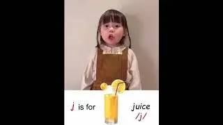 Chinese girl sing abc song