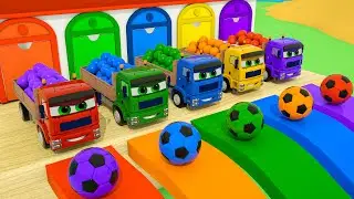 Wheels On The Tow Truck | Eggs color | Car Cartoon And Nursery Rhymes - Kids songs| Wheel C.C 30min