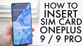 How To Insert / Remove Sim Card On OnePlus 9 / OnePlus 9 Pro