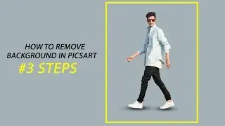 how to remove background in picsart | step by step