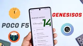 Official Android 14 Genesis OS Review Ft. Poco F5, Feel like Pixel Expreance!!