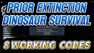 [Fishing] Prior Extinction Dinosaur Survival Codes + How to Redeem