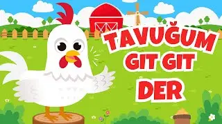 Tavuğum Gıt Gıt Gıdak Der | Hayvanları Öğrenelim | Çocuk Şarkıları | Tombik Panda