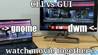 CLI vs GUI - Linux user movie sync setup showcase