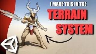 I made a sculpture using the terrain system in Unity 2019 | Digger Asset