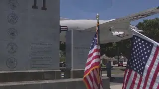 Vandals burn flags at Lakewood memorial