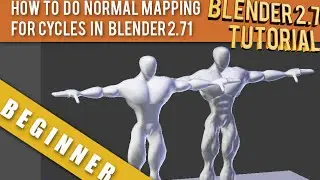 How To Do Normal Mapping For Cycles  in Blender 2.71