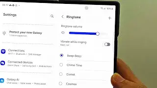 How To Change Ringtone in Samsung Galaxy Z Fold 6