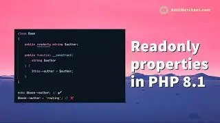 Readonly properties in PHP 8.1