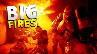 🔴 Putting Out BIG Fires in Multiplayer - Firefighting Simulator - The Squad Gameplay